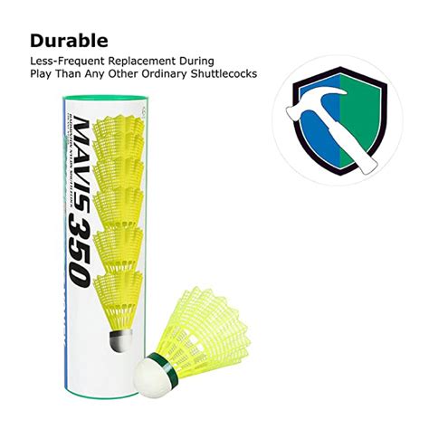 Yonex MAVIS 350 Nylon Shuttlecock (Pack of 2 or 4) - buy badminton ...