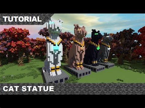 Image result for Minecraft Cartoon Cat Scary Statue Build Tutorial