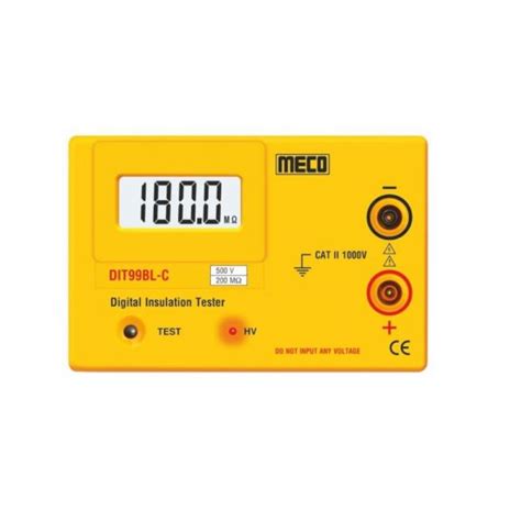 Buy Meco 500V Digital Insulation Tester DIT99BL-C Online - Technocart