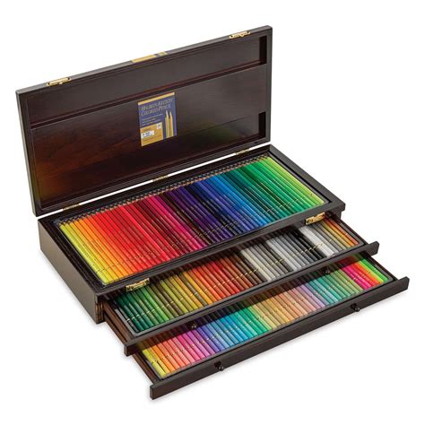 Holbein Artist Colored Pencil 150 Colors Set Wooden box OP946 : Amazon ...