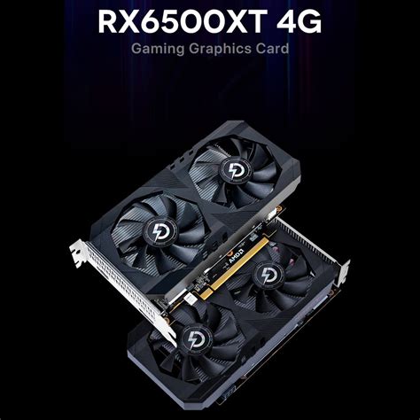 Buy PELADN RX 6500 4GB 18000MHz GDDR6 Graphics Card Desktop Computer ...