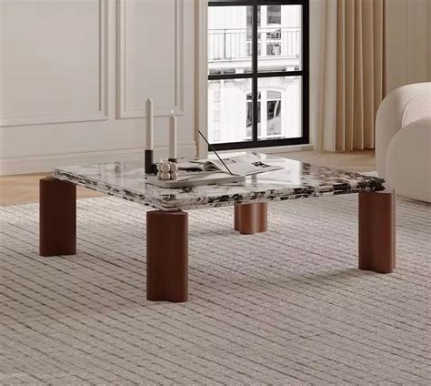 Japandi Marble Mount Coffee Table | The Flamingo Life