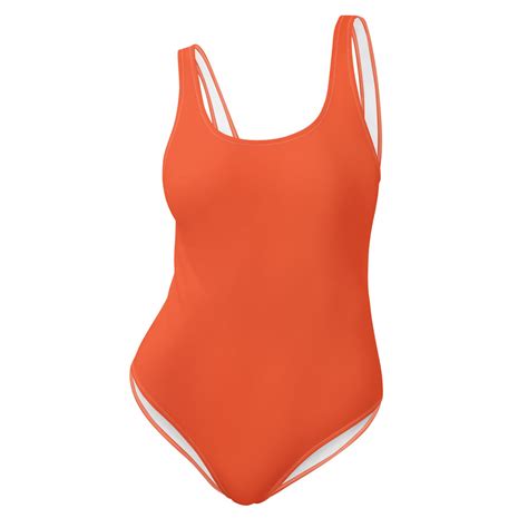 Outrageous Orange One-Piece Swimsuit – DRAGON FOXX™