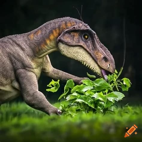 Knight with dinosaur head in a fantasy setting on Craiyon