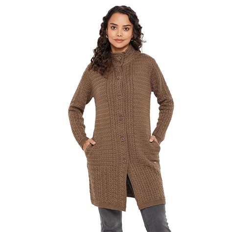 Duke Stardust Women Turtle Neck Cardigan (SDS1102)