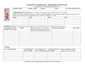 Fillable Online edtech2 boisestate Implementation Form - For Students ...