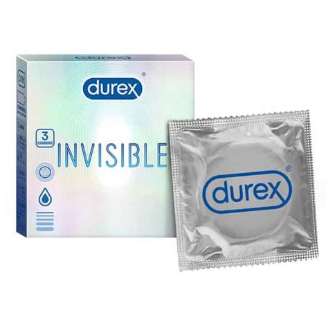 Buy DUREX INVISIBLE SUPER ULTRA THIN CONDOMS FOR MEN - 3S Online & Get ...