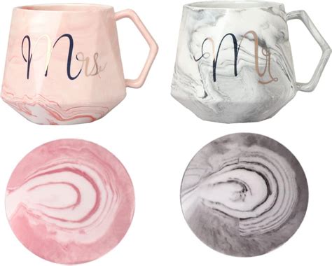 Buy AICA Mr & Mrs Shot Glasses with Gift Box Packging Set of 2 (60ml ...