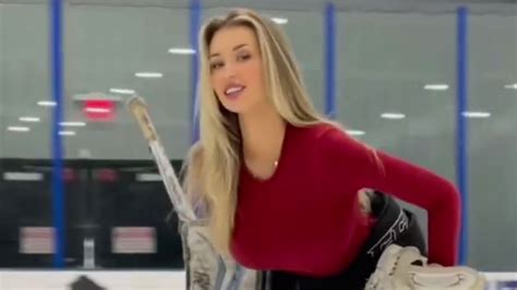 World's sexiest hockey star Mikayla Demaiter thrills fans back on the ice as they say 'that is ...