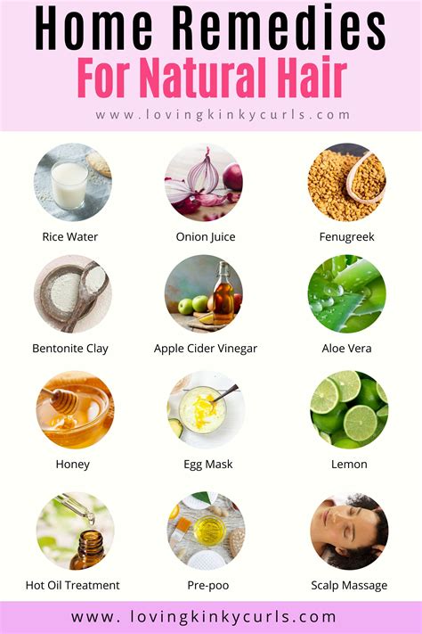 12 Best Home Remedies for Natural hair growth | Loving Kinky Curls