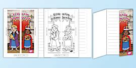 * NEW * Menu Blank Book Writing Template (teacher made)