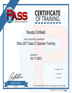 Fillable Online UST Operator Training - Underground Storage Tanks - CT ...