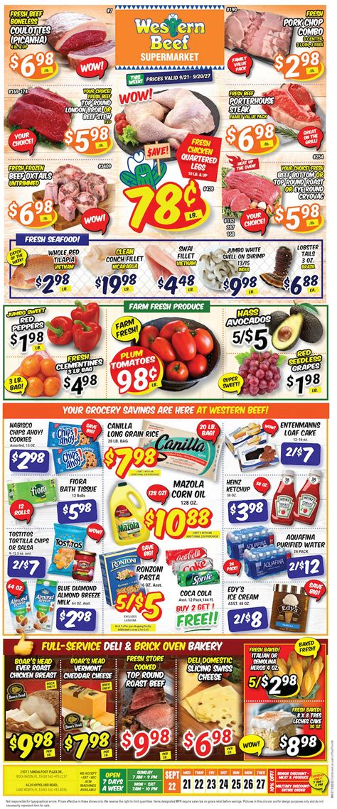 Western Beef Ad Circular - 09/21 - 09/27/2022 | Rabato