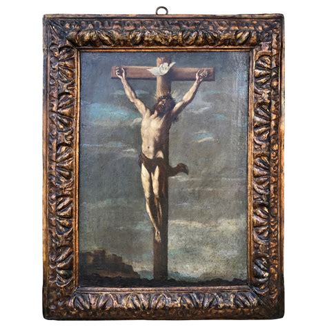 17th Century Old Master Oil Painting Crucifixion of St Peter For Sale ...