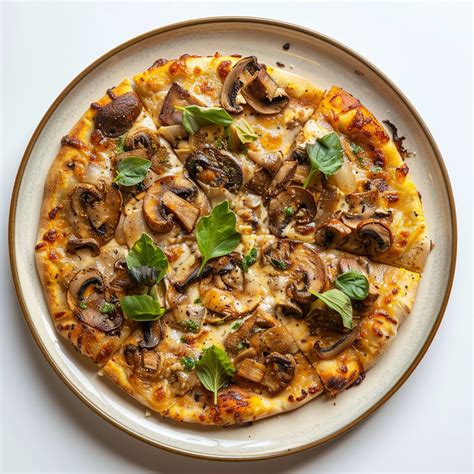 Mushroom Pizza Recipe | Make Delicious Mushroom Pizza