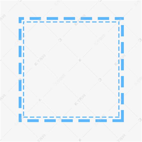 方形虚线线框素材图片免费下载-千库网