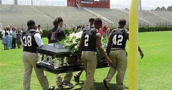 Image result for Virginia football players funeral