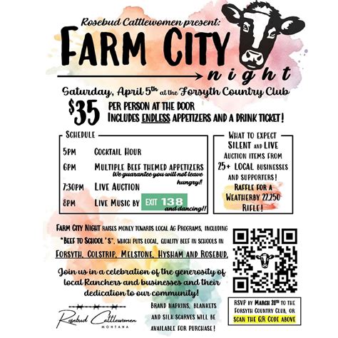 Farm City Night, Forsyth Golf & Country Club, 5 April 2025 | AllEvents
