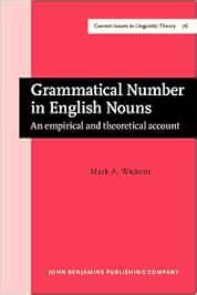 Buy Grammatical Number in English Nouns: An Empirical and Theoretical ...