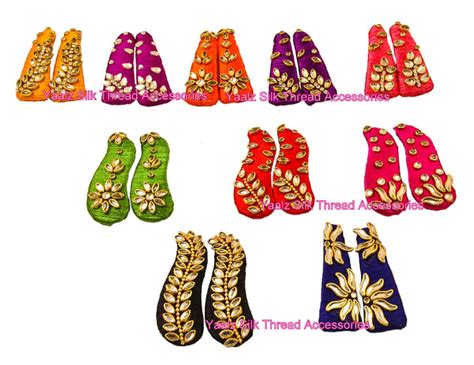 Yaalz Silk Thread 10 Pairs Tic-Tac Hair Clip Pairs In Assorted Colors