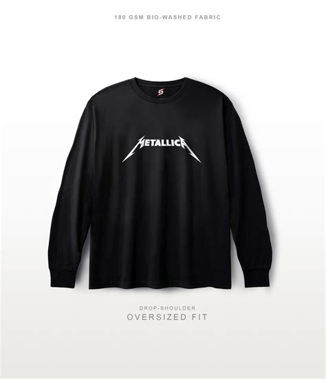 Metallica OR Oversized Full Sleeves T-shirt – supremacyclothing