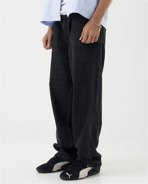 Straight Fit Jeans (Black) – untld.in
