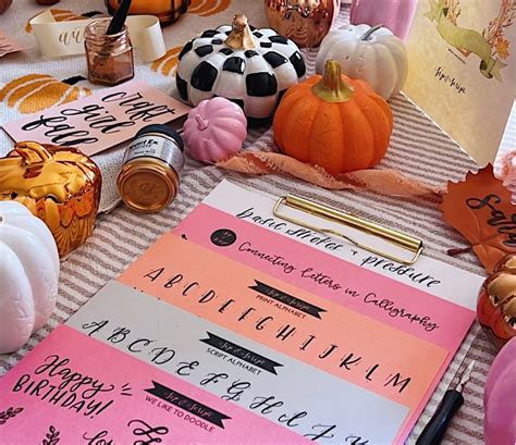 Modern Calligraphy for Beginners and Pumpkin Lettering at Rising Storm ...
