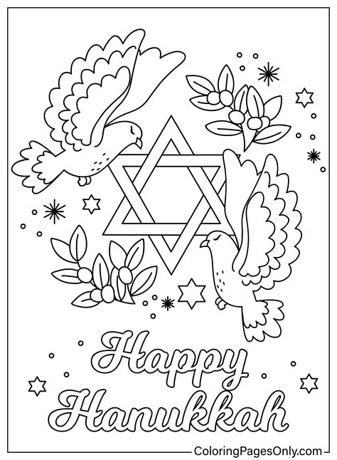 40+ Hanukkah Coloring Pages - Free Printable PDF & Online Coloring
