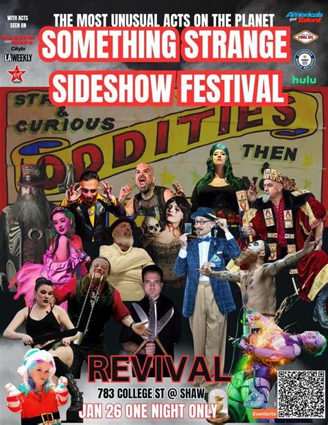 SOMETHING STRANGE 25 - Canadas Largest Sideshow Expo and Oddities ...