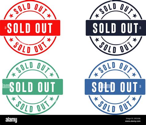 Sold Out Stamp Vector 的图像结果