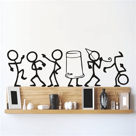 Asmi Collections Party Dance Wall Sticker : Amazon.in: Home & Kitchen