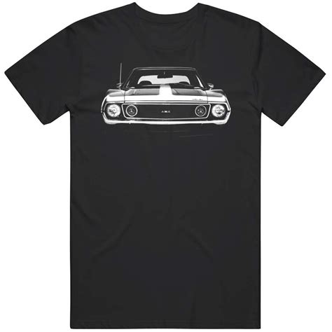 Buy 1973 AMC AMX Javelin Silhouette Front View T Shirt Online at ...