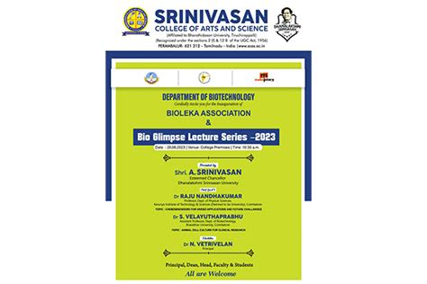 Srinivasan College of Arts & Science | Perambalur - 621212