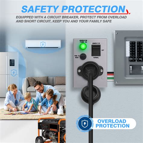 15 Amp Generator Transfer Switch, Emergency Backup India | Ubuy