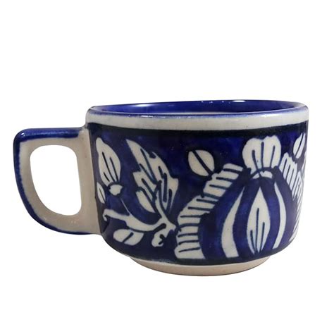 India Meets India Handmade Ceramic Mug Set of 4/Tea Cup/Ceramic Coffee ...