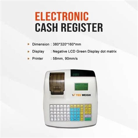 Electronic Cash Registers Machine Manufacturer from Coimbatore