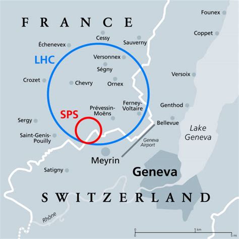Image result for CERN LHC Map