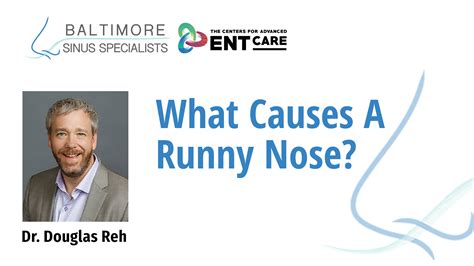 What Causes A Runny Nose? - Towson, Maryland - ENT Surgery
