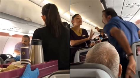 Two passengers engage in heated argument on Vistara flight; video goes ...