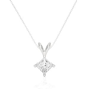 Buy VYLORIA 925 Sterling Silver Necklace Pure Hallmarked Silver with ...