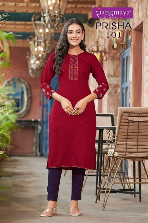 Rangmaya Prisha Designer Kurti Collection