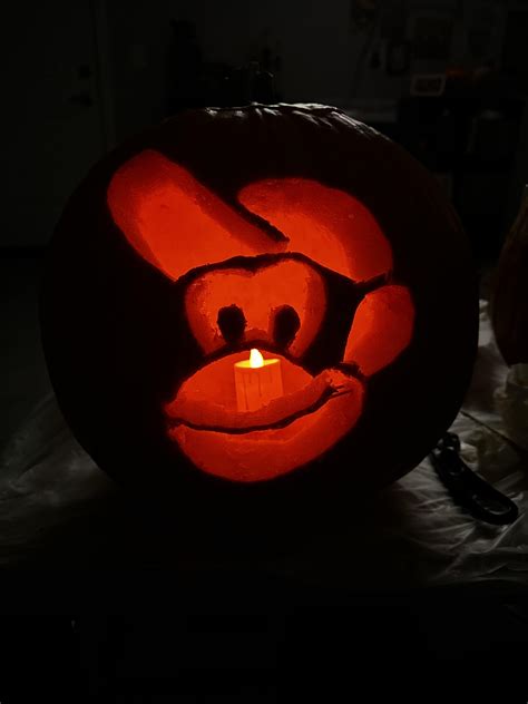 Wario Pumpkin Stencil