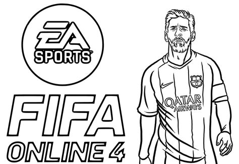 FIFA Online 4 coloring pages - ColoringLib