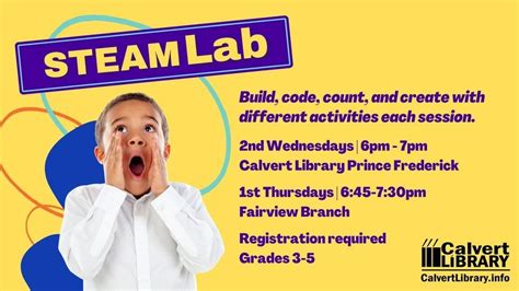 STEAMLab (PF), Calvert Library, Prince Frederick, 10 January 2024 ...