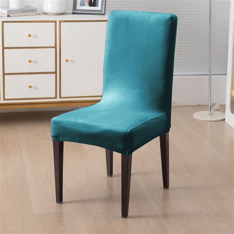 Velvet Dining Chair Covers | Stretchable & Premium | HOKIPO – HOKIPO ...