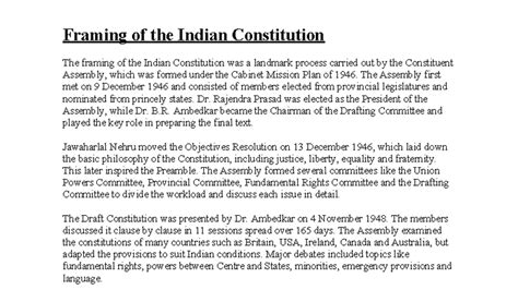 Constitution Analysis: Framing, Rights, and Safeguards (POL101) - Studocu