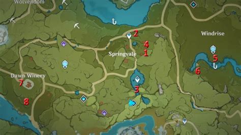 ALL 24 Genshin Impact Fecund Blessings Locations