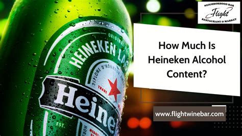 How Much Is Heineken Alcohol Content? - In-depth Answer 2023