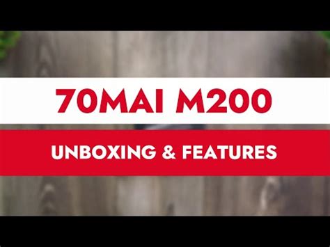 70mai M200 DashCam, F1.8 with HDR - NEXDIGITRON®