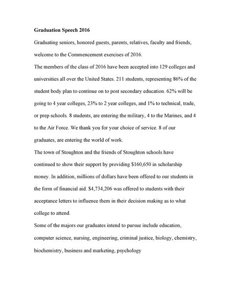50 Top Graduation Speech Ideas (& Examples) ᐅ TemplateLab